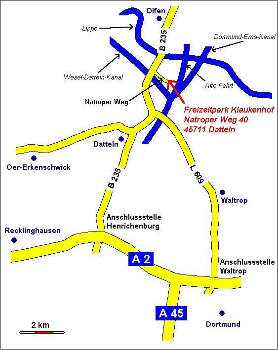 Arbeitsorte im Ruhrgebiet sind einfach über die Autobahnanbindung in Datteln zu erreichen